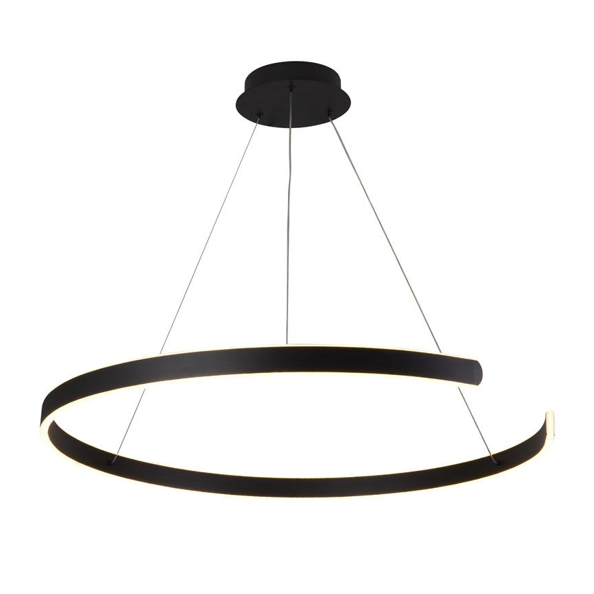 Lustre LED regulável em cabo LED/100W/230V 3000-6500K diâmetro 80 cm + comando à distância