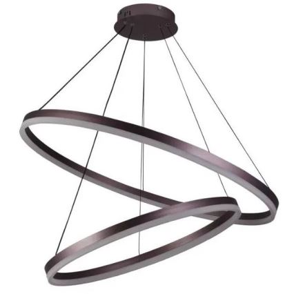 Lustre LED regulável em cabo LED/100W/230V 3000-6500K diâmetro 80 cm + comando à distância