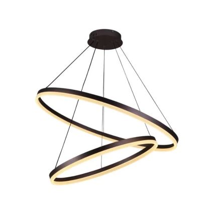 Lustre LED regulável em cabo LED/100W/230V 3000-6500K diâmetro 80 cm + comando à distância