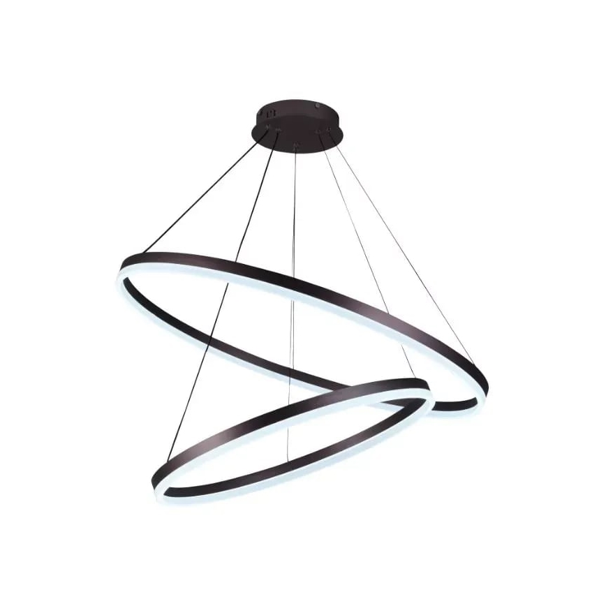 Lustre LED regulável em cabo LED/100W/230V 3000-6500K diâmetro 80 cm + comando à distância