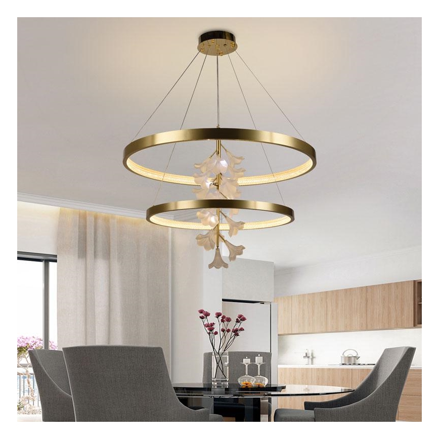 Lustre LED regulável em cabo LED/100W/230V 3000-6500K + controlo remoto