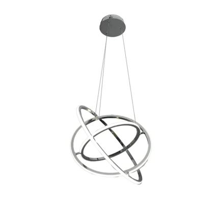 Lustre LED regulável em cabo LED/105W/230V 3000-6500K diâmetro 60 cm + comando à distância