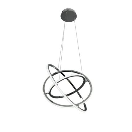 Lustre LED regulável em cabo LED/105W/230V 3000-6500K diâmetro 60 cm + comando à distância