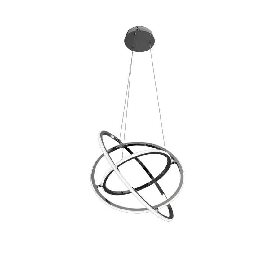 Lustre LED regulável em cabo LED/105W/230V 3000-6500K diâmetro 60 cm + comando à distância
