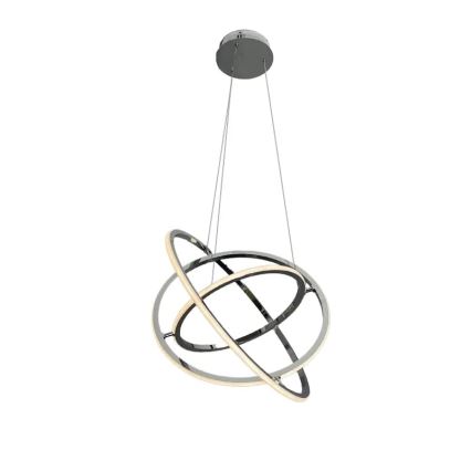 Lustre LED regulável em cabo LED/105W/230V 3000-6500K diâmetro 60 cm + comando à distância