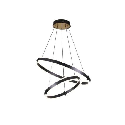 Lustre LED regulável em cabo LED/140W/230V 3000-6500K diâmetro 60 cm + comando à distância