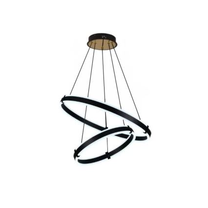 Lustre LED regulável em cabo LED/140W/230V 3000-6500K diâmetro 60 cm + comando à distância