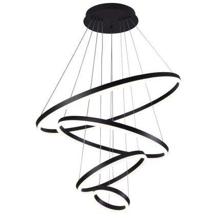 Lustre LED regulável em cabo LED/165W/230V 3000-6500K diâmetro 80 cm + comando à distância