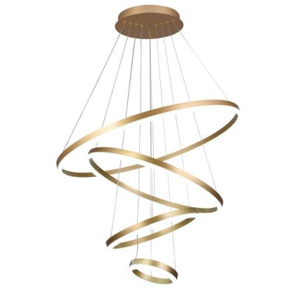 Lustre LED regulável em cabo LED/165W/230V 3000-6500K diâmetro 80 cm + comando à distância