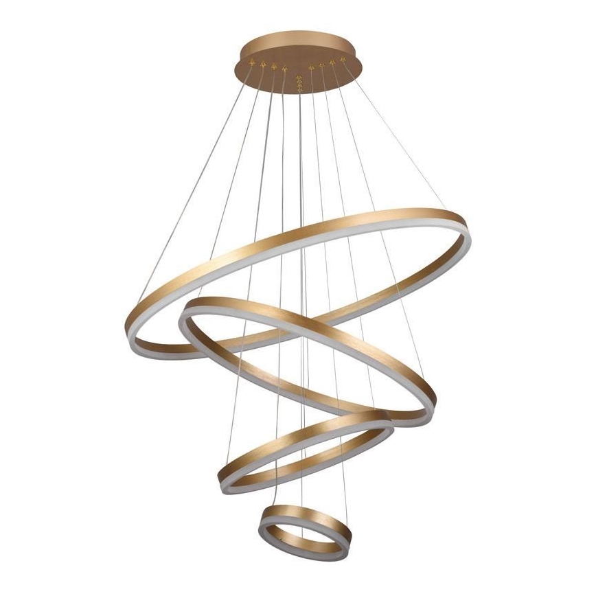 Lustre LED regulável em cabo LED/165W/230V 3000-6500K diâmetro 80 cm + comando à distância