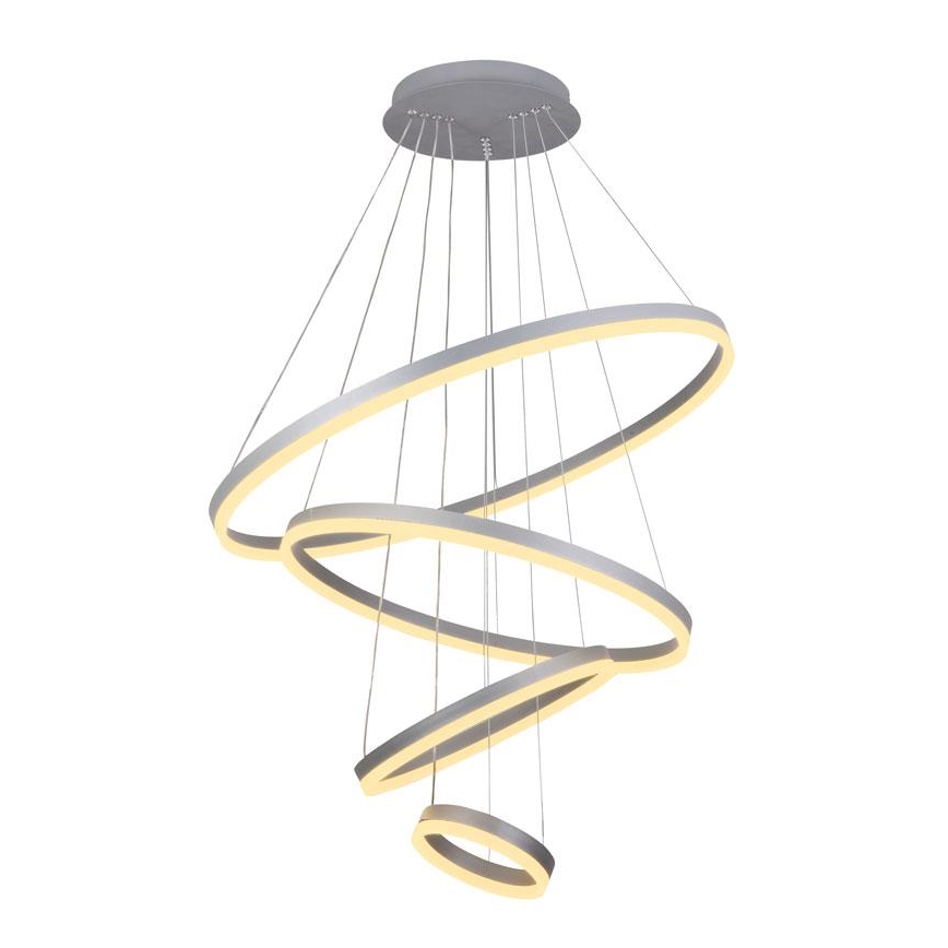 Lustre LED regulável em cabo LED/165W/230V 3000-6500K diâmetro 80 cm + comando à distância