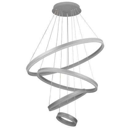 Lustre LED regulável em cabo LED/165W/230V 3000-6500K diâmetro 80 cm + comando à distância