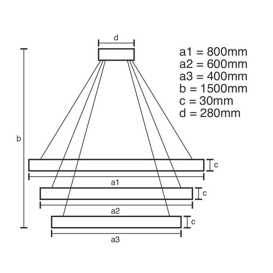 Lustre de cristal LED regulável em cabo LED/210W/230V 3000-6500K prata + controlo remoto