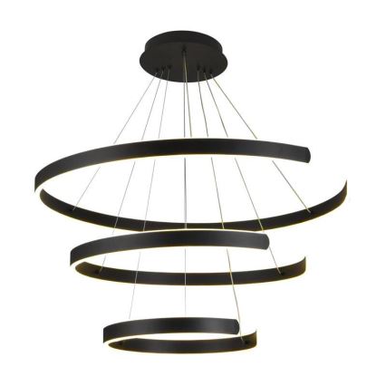 Lustre LED regulável em cabo LED/220W/230V 3000-6500K diâmetro 80 cm + comando à distância