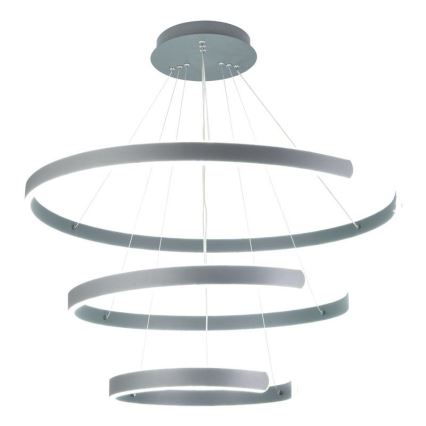 Lustre LED regulável em cabo LED/220W/230V 3000-6500K diâmetro 80 cm + comando à distância