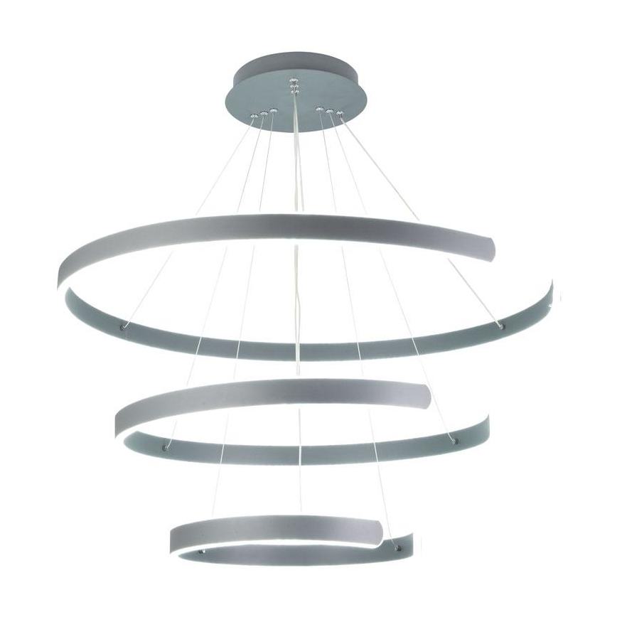 Lustre LED regulável em cabo LED/220W/230V 3000-6500K diâmetro 80 cm + comando à distância