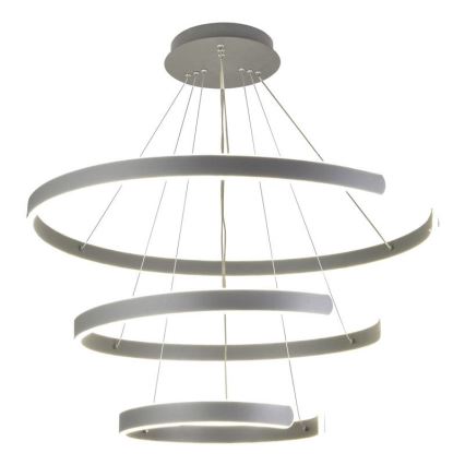 Lustre LED regulável em cabo LED/220W/230V 3000-6500K diâmetro 80 cm + comando à distância