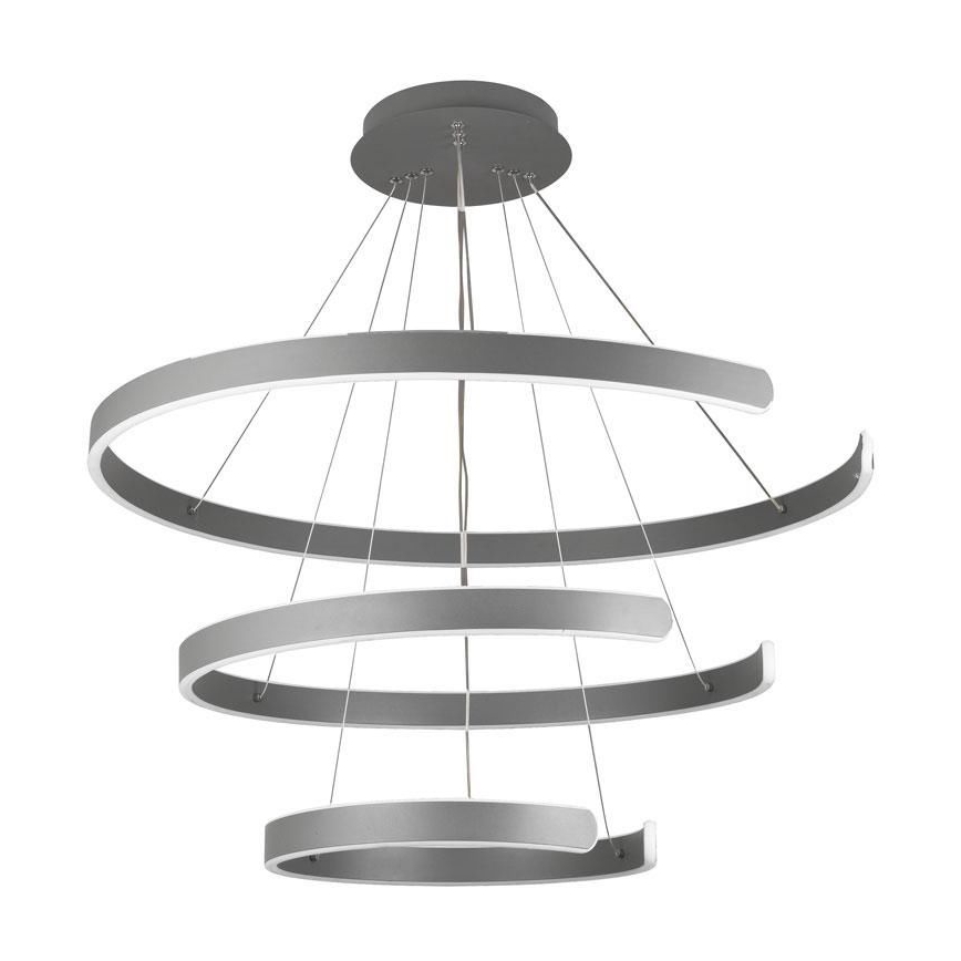 Lustre LED regulável em cabo LED/220W/230V 3000-6500K diâmetro 80 cm + comando à distância