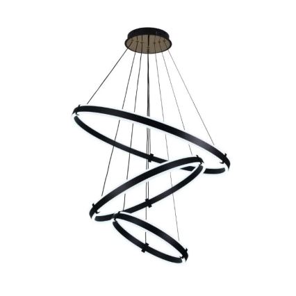Lustre LED regulável em cabo LED/250W/230V 3000-6500K diâmetro 80 cm + comando à distância