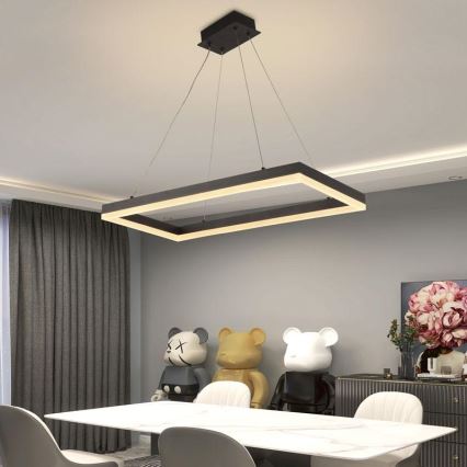Lustre LED regulável em cabo LED/40W/230V 3000-6500K + comando à distância