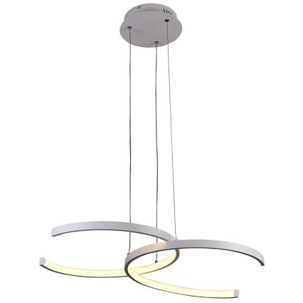 Lustre LED regulável em cabo LED/50W/230V 3000-6500K + comando à distância