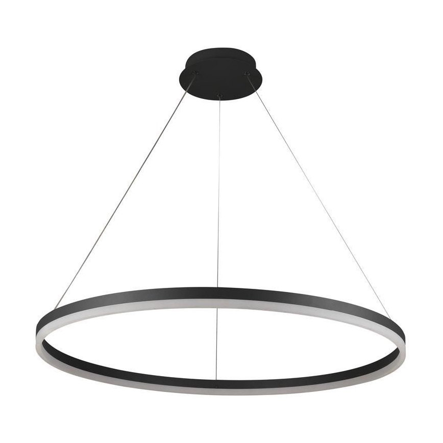 Lustre LED regulável em cabo LED/55W/230V 3000-6500K diâmetro 80 cm + comando à distância
