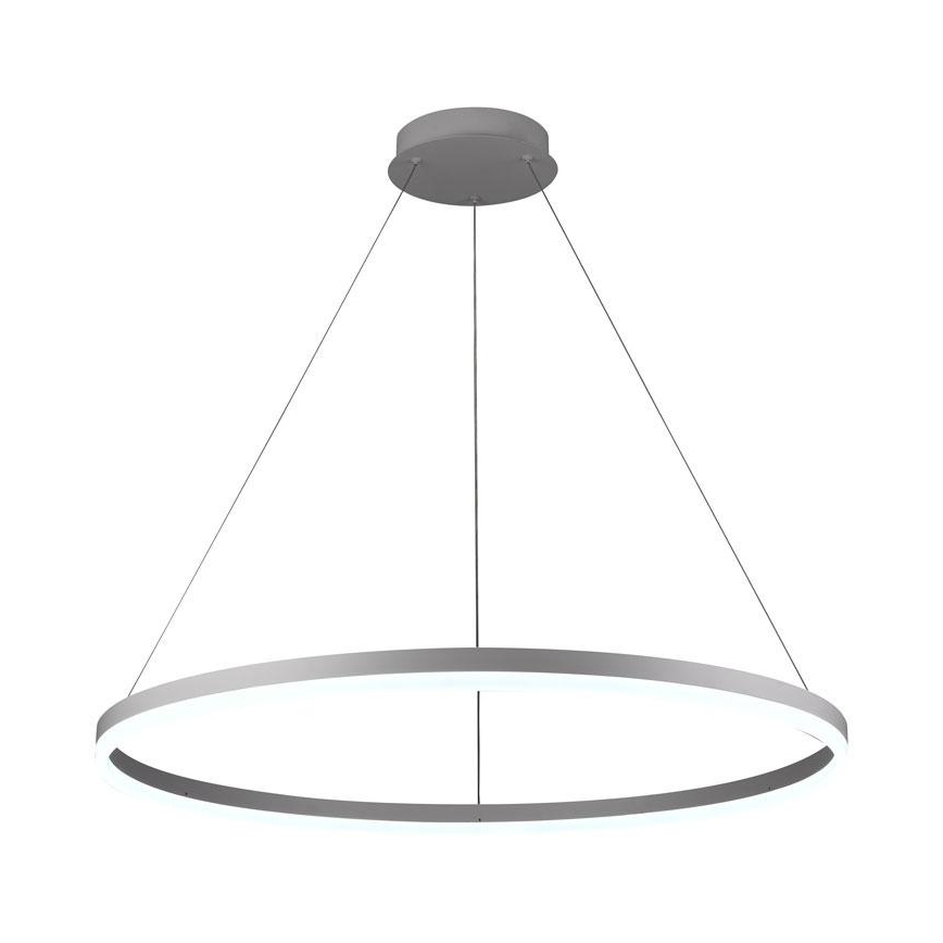 Lustre LED regulável em cabo LED/55W/230V 3000-6500K diâmetro 80 cm + comando à distância