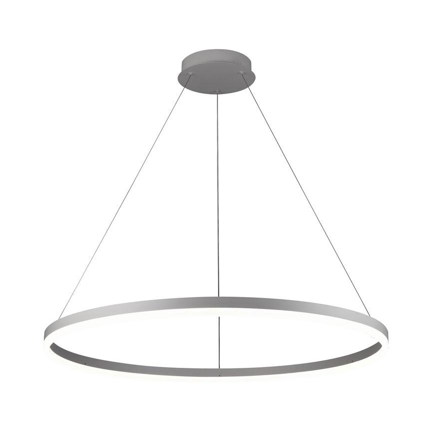 Lustre LED regulável em cabo LED/55W/230V 3000-6500K diâmetro 80 cm + comando à distância
