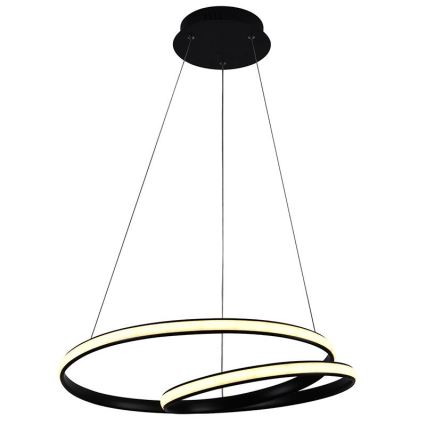 Lustre LED regulável em cabo LED/65W/230V 3000-6500K diâmetro 56 cm + comando à distância