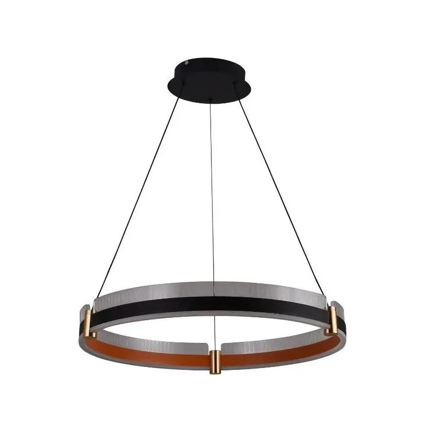 Lustre LED regulável em cabo LED/80W/230V 3000-6500K diâmetro 60 cm + controlo remoto