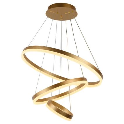 Lustre LED regulável em cabo LED/85W/230V 3000-6500K diâmetro 60 cm + controlo remoto