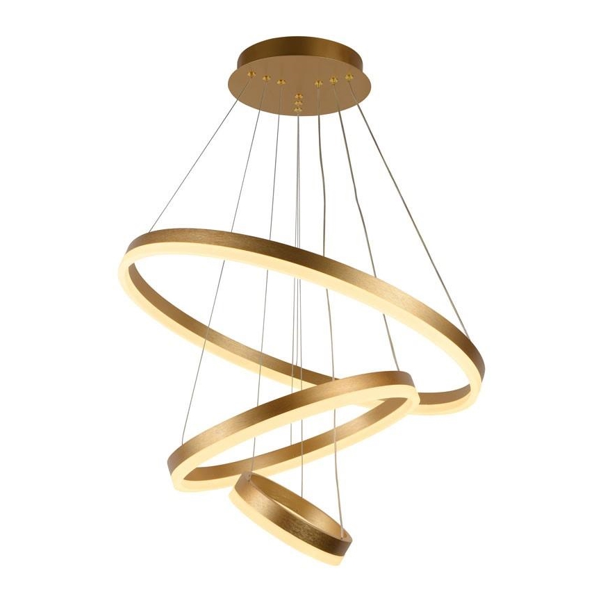 Lustre LED regulável em cabo LED/85W/230V 3000-6500K diâmetro 60 cm + controlo remoto