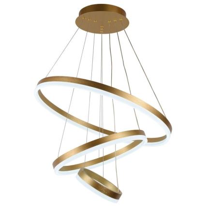 Lustre LED regulável em cabo LED/85W/230V 3000-6500K diâmetro 60 cm + controlo remoto