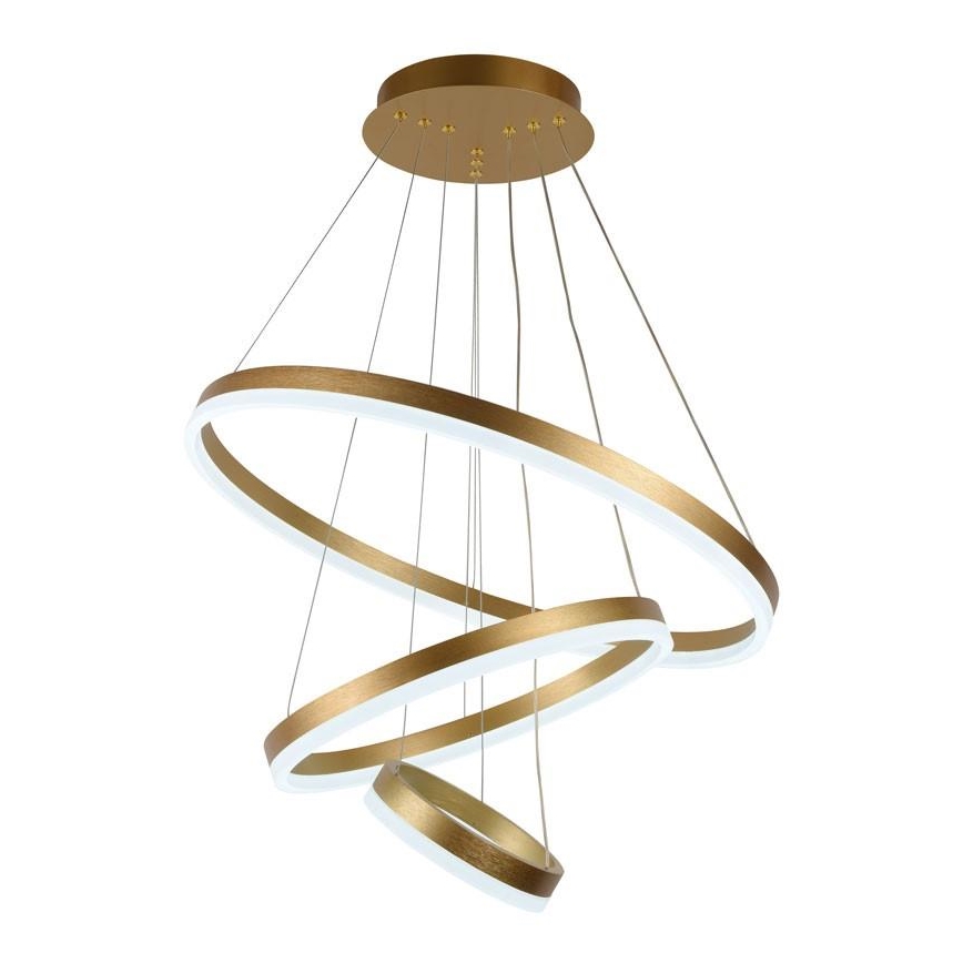 Lustre LED regulável em cabo LED/85W/230V 3000-6500K diâmetro 60 cm + controlo remoto