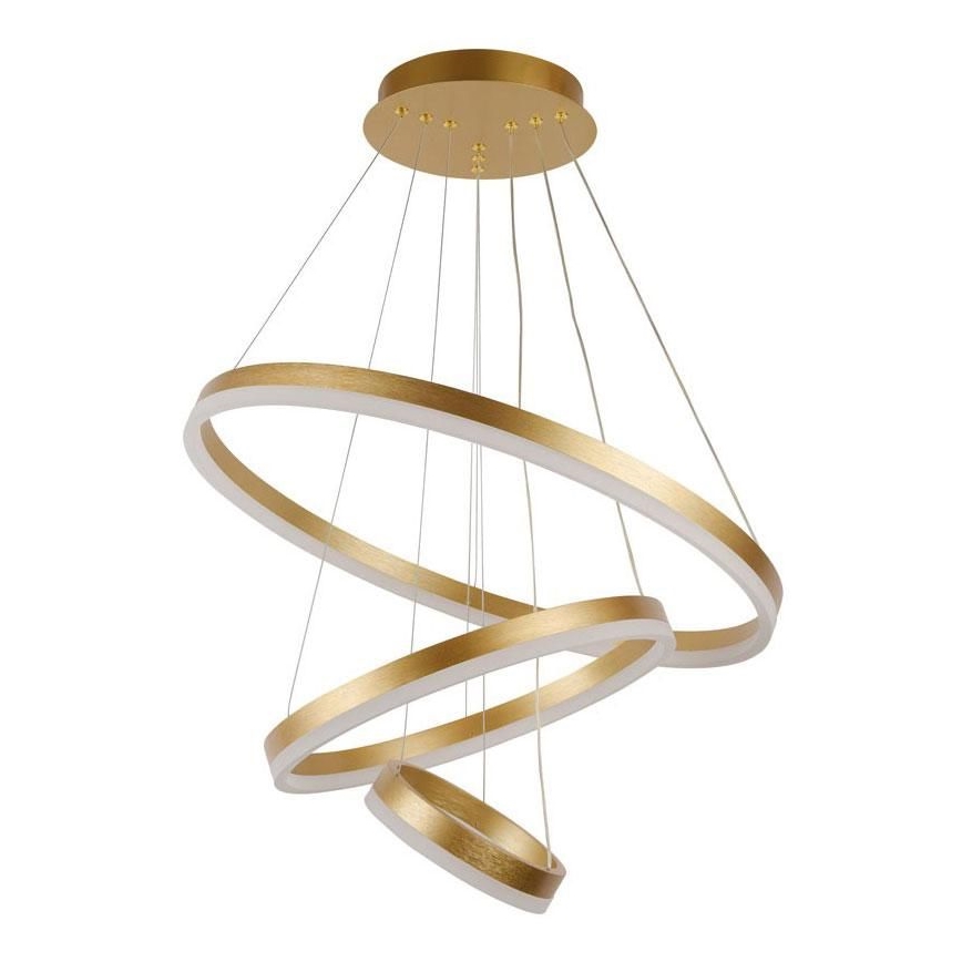 Lustre LED regulável em cabo LED/85W/230V 3000-6500K diâmetro 60 cm + controlo remoto