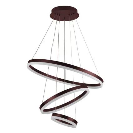 Lustre LED regulável em cabo LED/85W/230V 3000-6500K diâmetro 60 cm + controlo remoto