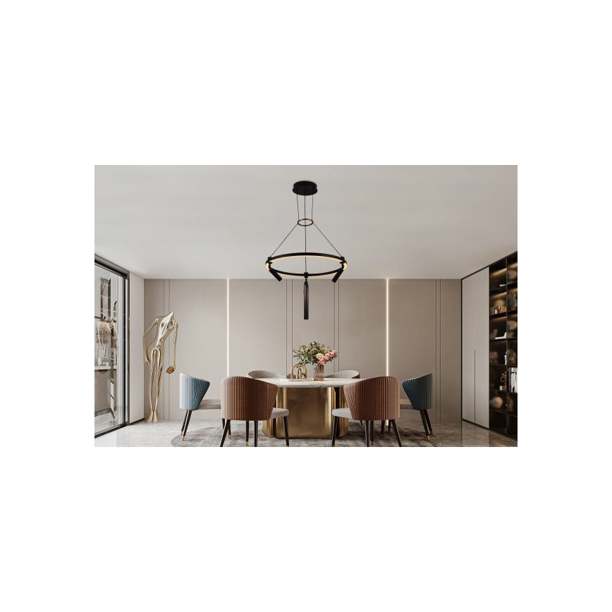 Lustre LED regulável em cabo LED/85W/230V 3000-6500K + comando à distância