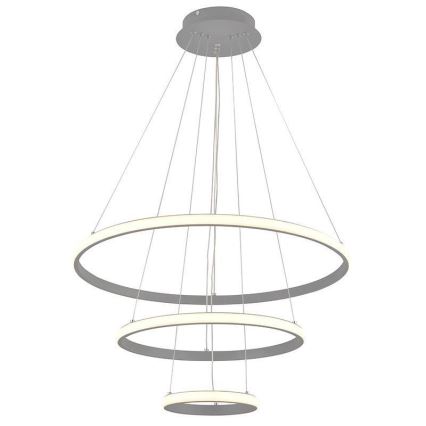 Lustre LED regulável em cabo LED/90W/230V 3000-6500K diâmetro 60 cm + comando à distância