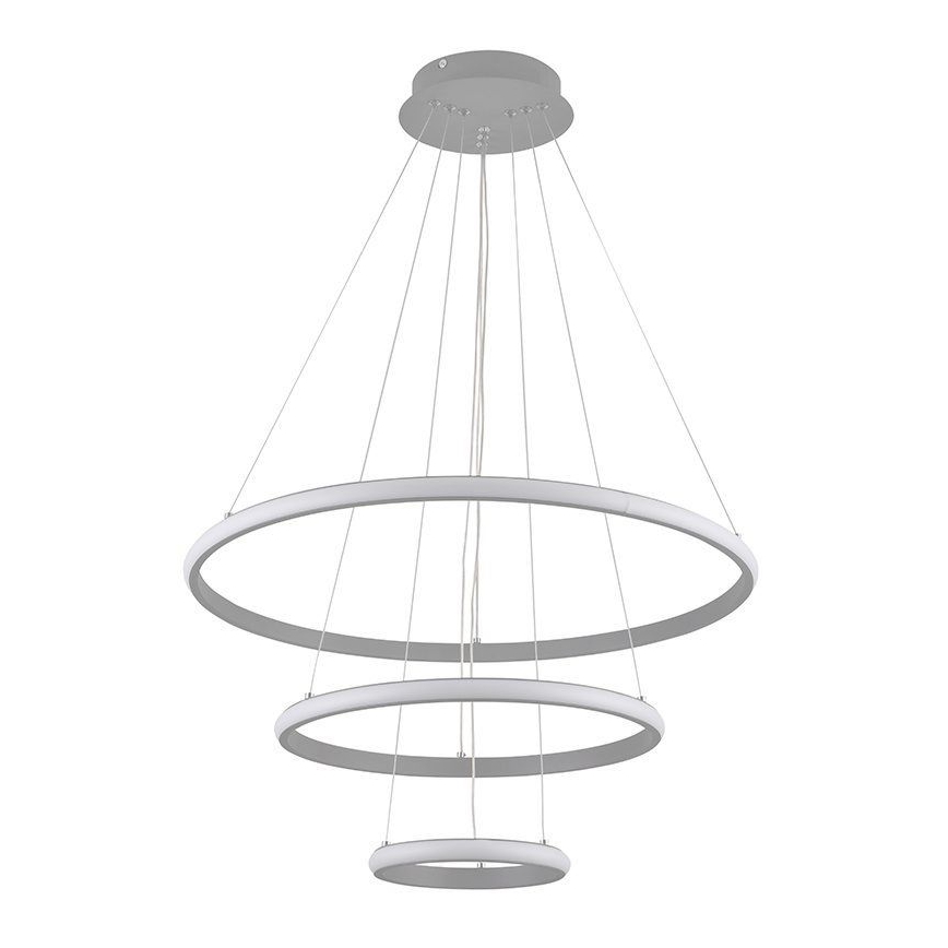 Lustre LED regulável em cabo LED/90W/230V 3000-6500K diâmetro 60 cm + comando à distância