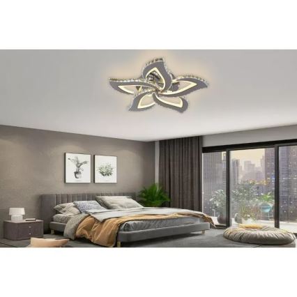 Lustre de teto LED regulável LED/100W/230V 3000-6500K + controlo remoto