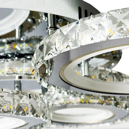 Lustre de teto LED dimmerizável LED/120W/230V 3000-6500K + controlo remoto