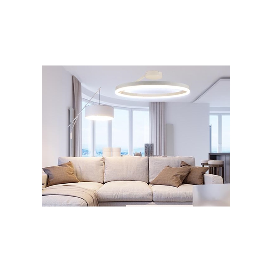 Lustre de teto LED dimmerizável LED/40W/230V 3000-6500K branco + controlo remoto