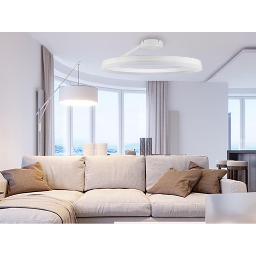 Lustre de teto LED dimmerizável LED/40W/230V 3000-6500K branco + controlo remoto