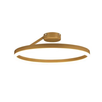 Lustre de teto LED dimmerizável LED/40W/230V 3000-6500K dourado + controlo remoto