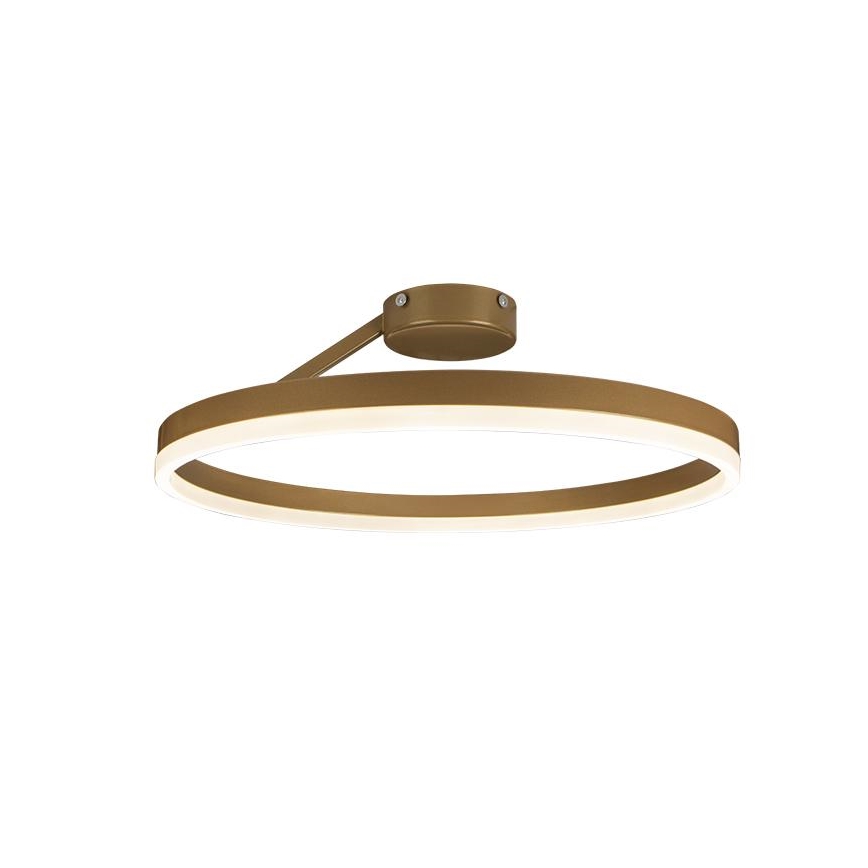 Lustre de teto LED dimmerizável LED/40W/230V 3000-6500K dourado + controlo remoto