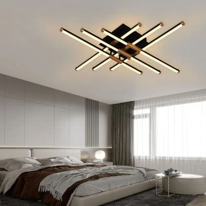Lustre de teto LED dimmerizável LED/70W/230V 3000-6500K + controlo remoto