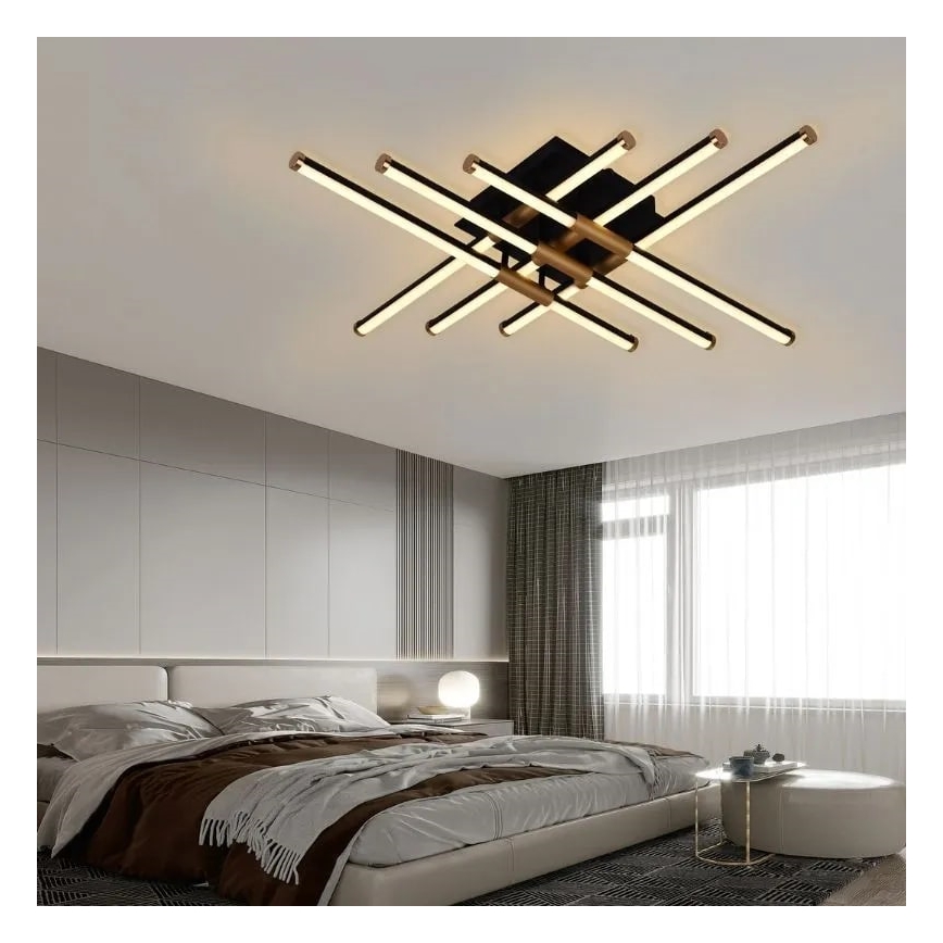 Lustre de teto LED dimmerizável LED/70W/230V 3000-6500K + controlo remoto