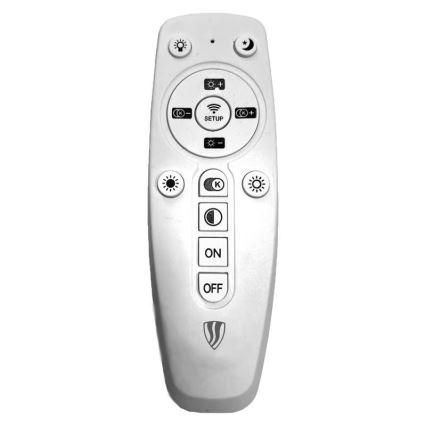 Lustre de cristal LED regulável em cabo LED/50W/230V 3000-6500K cromo brilhante + comando à distância