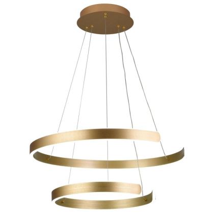 Lustre LED regulável em cabo LED/120W/230V 3000-6500K diâmetro 60 cm + comando à distância