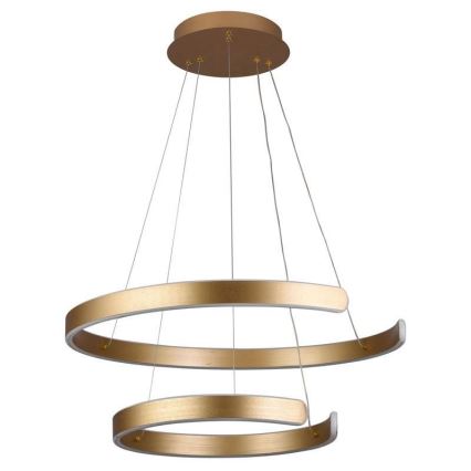 Lustre LED regulável em cabo LED/120W/230V 3000-6500K diâmetro 60 cm + comando à distância